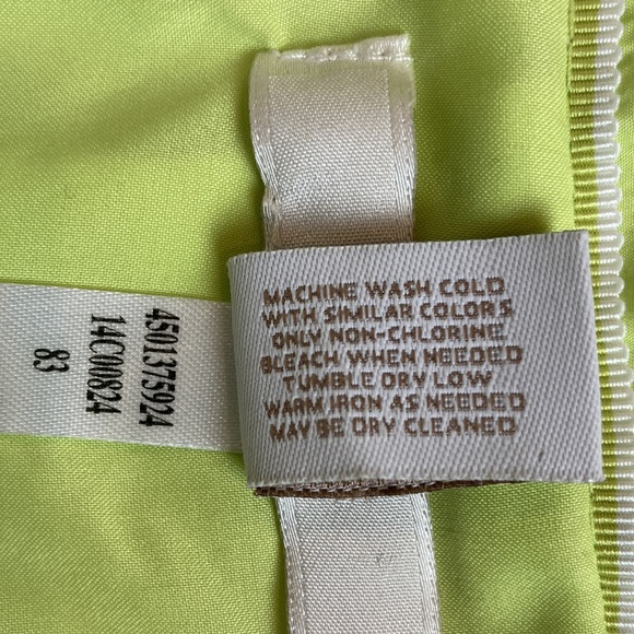 Chico's Chartreuse Yellow Green Quilted Jacket - Picture 12 of 13